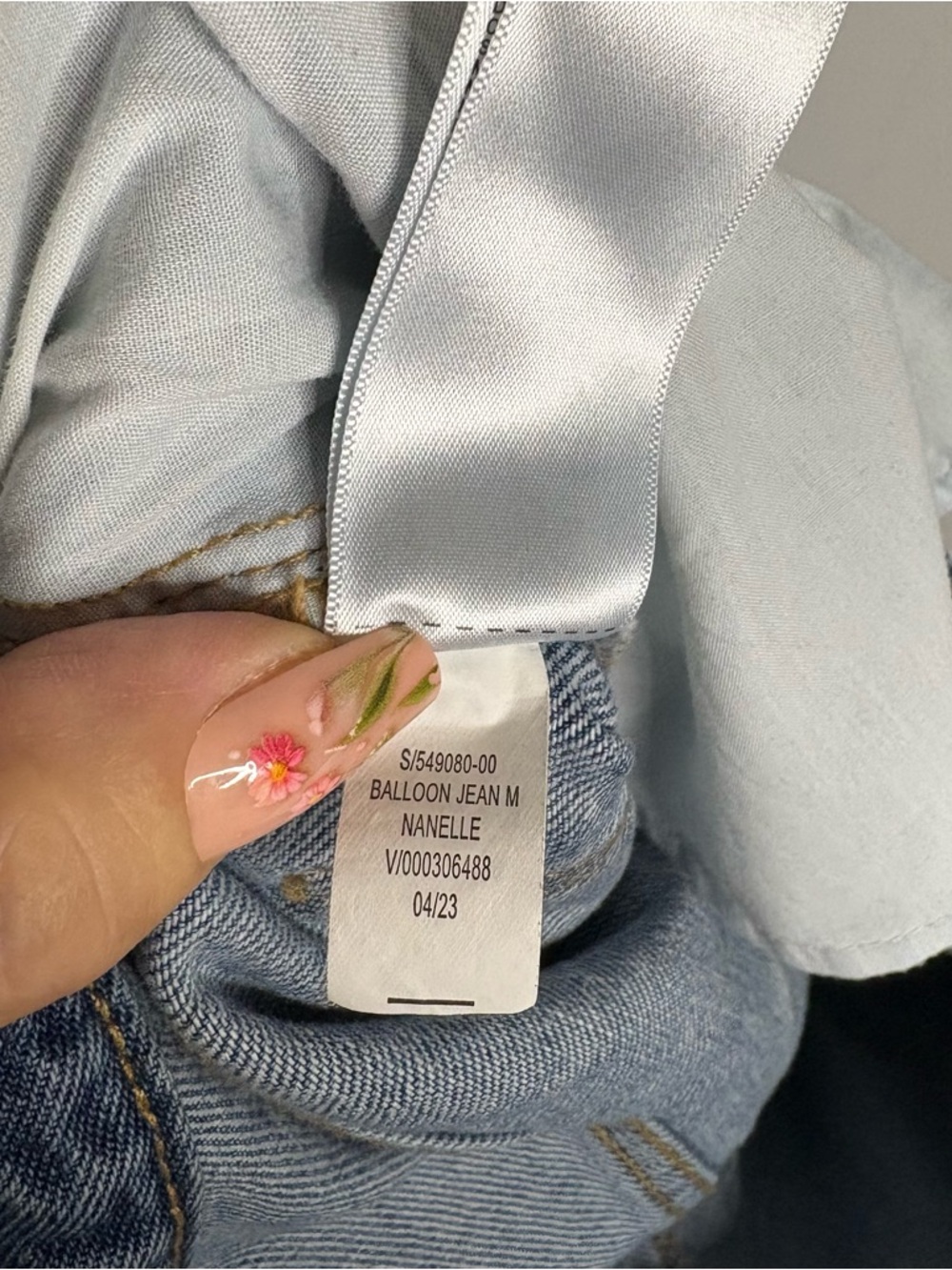 Balloon Old Navy High-Rise Women's Jeans - Blue 90’s - Picture 6 of 8
